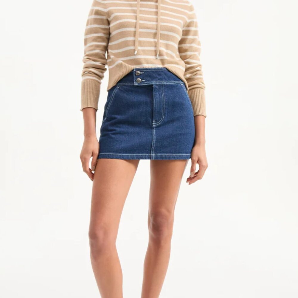 Bowen Denim Mini Skirt